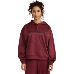 Bluza z kapturem O'Neill Rutile Hoodie Fleece, Kobiety. Czerwone bluzy O'Neill, xs, bez wzorów, z poliesteru, z kapturem. Za 290.00 zł.