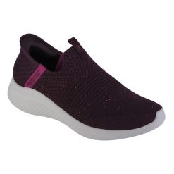 Buty sportowe Sneakersy damskie, Slip-Ins Ultra Flex 3.0-Shiny Night. Czerwone obuwie sportowe Skechers, bez zapięcia, trekkingowe, Skechers Sport. Za 399.99 zł.