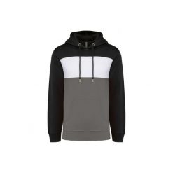 Bluza z kapturem Kariban. Białe bluzy KARIBAN, xl, bez wzorów, z bawełny, z kapturem. Za 234.50 zł.