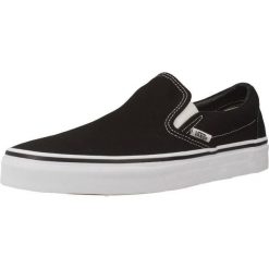Buty VANS CLASSIC SLIP-ON Czarny. Białe trampki Vans, bez wzorów, z tkaniny, bez zapięcia. W wyprzedaży za 294.20 zł.