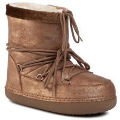 DeeZee WS19002-02 Beżowy ciemny. Brązowe botki DeeZee, bez wzorów, ze skóry ekologicznej, bez obcasa, bez zapięcia. Za 149.99 zł.