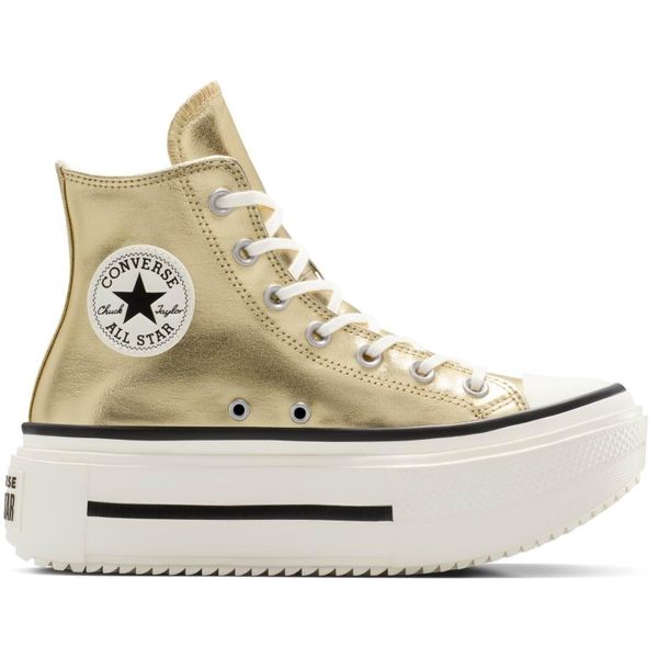 Buty sportowe Converse Chuck Taylor All Star Lift Double Stack. Żółte obuwie sportowe Converse, ze skóry ekologicznej, bez zapięcia, na fitness i siłownię. Za 690.00 zł.