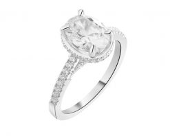 Pierścionek srebrny z cyrkoniami. Szare pierścionki Apart, z cyrkonią, srebrne. Za 169.00 zł.