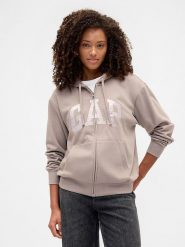 GAP Bluza w kolorze beżowym rozmiar: XXL. Brązowe bluzy sportowe GAP, xxl, bez wzorów, bez kaptura. Za 145.60 zł.