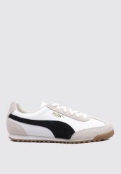 Buty sportowe unisex Puma Arizona Retro skórzane. Białe trekkingi Puma, z gumy, trekkingowe. Za 239.00 zł.