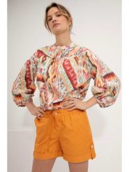 Josephine & Co Bluzka "Gwenny" ze wzorem rozmiar: 38. Bluzki Josephine & Co, bez wzorów, z bawełny, bez kołnierzyka, bez ramiączek. Za 230.99 zł.