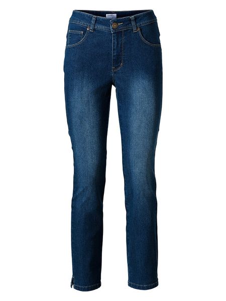 Heine Dżinsy - Slim fit - w kolorze niebieskim rozmiar: 36. Niebieskie jeansy Heine, bez wzorów. Za 149.95 zł.