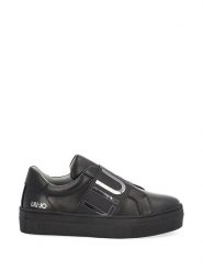 Liu Jo Sneakersy w kolorze czarnym rozmiar: 37. Czarne trampki Liu Jo, bez wzorów, z gumy, bez zapięcia. Za 240.99 zł.