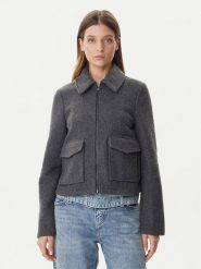 Vero Moda Kurtka przejściowa Safir 10331731 Szary Regular Fit. Szare kurtki Vero Moda, l, bez wzorów, z syntetyku, bez kaptura. Za 249.99 zł.