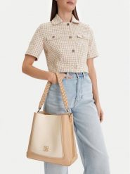 Nine West Torebka CEO-Torra-LDA0709 Beżowy. Brązowe torebki klasyczne Nine West, bez wzorów, z materiału, bez dodatków. Za 299.99 zł.