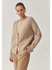 TATUUM Kardigan w kolorze jasnobrązowym rozmiar: XS. Brązowe kardigany Tatuum, xs, bez wzorów, z wełny. Za 165.71 zł.