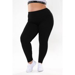 Legginsy antycellulitowe fitness damskie Rough Radical Impulse Plus size. Czarne legginsy ROUGH RADICAL, plus size, bez wzorów. Za 169.99 zł.