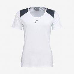 T-Shirt damski CLUB 22 Tech. Białe t-shirty Head, m, bez wzorów, z poliesteru, bez kołnierzyka, bez ramiączek. Za 268.00 zł.