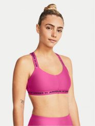 Under Armour Biustonosz sportowy Crossback Low 1361033-686 Różowy Compression Fit. Czerwone bielizna sportowa Under Armour, xs, bez wzorów, z syntetyku. Za 89.99 zł.