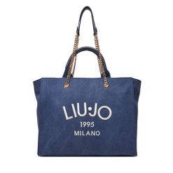 Torebka Liu Jo. Niebieskie shopper Liu Jo, bez wzorów, bez dodatków. Za 539.99 zł.