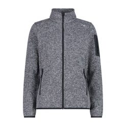 Bluza damska turystyczna CMP 3H14746. Szare bluzy CMP, l, bez wzorów, bez kaptura. Za 266.00 zł.