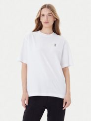 On T-Shirt Club-T 1WE1006 Biały Relaxed Fit. Białe t-shirty On, s, bez wzorów, z bawełny, bez kołnierzyka, bez ramiączek. Za 229.99 zł.