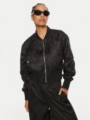 Hugo Spodnie materiałowe Hacelia-1 50518017 Czarny Relaxed Fit. Czarne spodnie materiałowe Hugo, bez wzorów, z materiału. Za 429.99 zł.