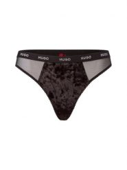 HUGO Stringi Kobiety czarny, XS. Czarne stringi Hugo, bez wzorów. Za 79.95 zł.
