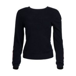 Desigual Sweter Damski Txell M Ciemnoniebieski. Czarne swetry marki Desigual, m. W wyprzedaży za 299.00 zł.