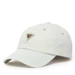 Czapka z daszkiem Guess. Niebieskie czapki Guess, z aplikacjami. Za 159.99 zł.