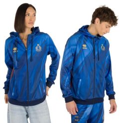 Bluza Errea Naz. Italia Volley Tony Ad Dorośli. Niebieskie bluzy ERREA, m, bez wzorów, z materiału, z kapturem. Za 381.99 zł.