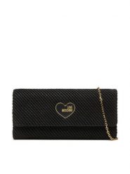 LOVE MOSCHINO Torebka JC4142PP1LLN100A Czarny. Czarne torebki klasyczne Love Moschino, bez wzorów, z materiału, bez dodatków. Za 369.99 zł.