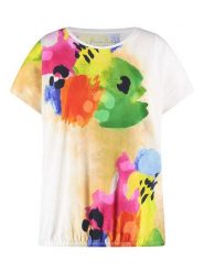 SAMOON Koszulka ze wzorem rozmiar: 46. Bluzki Samoon, bez wzorów, bez kołnierzyka, bez ramiączek. Za 78.84 zł.