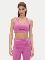 Adidas by Stella McCartney Biustonosz sportowy TrueStrength JJ1639 Różowy Slim Fit. Czerwone koszulki sportowe adidas by Stella McCartney, bez wzorów, z syntetyku, bez ramiączek, na jogę i pilates. Za 229.99 zł.