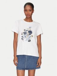 Marella T-Shirt Ovest 2515971071 Biały Regular Fit. Białe t-shirty Marella, s, bez wzorów, z bawełny, bez kołnierzyka, bez ramiączek. Za 299.99 zł.