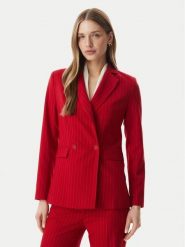 Morgan Marynarka 261-VLOVE.F Czerwony Regular Fit. Czerwone marynarki i żakiety Morgan, bez wzorów, z syntetyku. Za 479.99 zł.