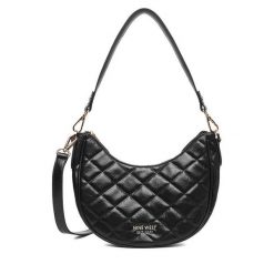 Torebka Nine West. Czarne torebki klasyczne Nine West, bez wzorów, bez dodatków. Za 179.99 zł.