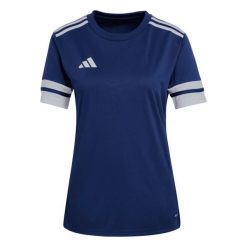 Koszulka damska adidas Squadra 25 Jersey granatowa JI9987 ROZMIAR 2XL. Niebieskie bluzki Adidas, xl, bez wzorów, z jersey, sportowe, bez kołnierzyka, bez ramiączek. Za 75.00 zł.