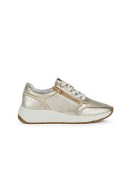 Geox Sneakersy "Cristael" w kolorze złotym rozmiar: 36. Żółte trampki Geox, bez wzorów, bez zapięcia. Za 338.45 zł.