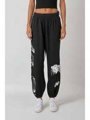 Weekday Spodnie dresowe w kolorze czarnym rozmiar: L. Czarne spodnie dresowe Weekday, l, bez wzorów, z dresówki. Za 82.64 zł.