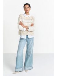 Rich & Royal Sweter w kolorze beżowym rozmiar: XL. Brązowe swetry Rich & Royal, xl, bez wzorów, bez ramiączek. Za 227.31 zł.