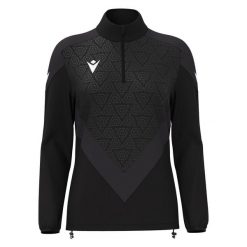 Damski top treningowy Macron Anora. Czarne topy Macron, bez wzorów, bez kołnierzyka, bez ramiączek. Za 234.00 zł.