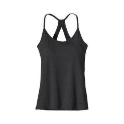 Koszulka bez rękawków damska Patagonia Cutaway Racerback CCRL Patagonia. Czerwone bluzki Patagonia, bez wzorów, bez kołnierzyka, bez ramiączek. W wyprzedaży za 152.52 zł.