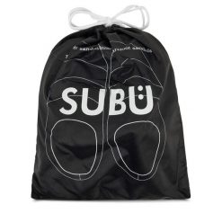 Kapcie Subu. Czarne obuwie domowe Subu, bez wzorów, bez zapięcia. Za 239.99 zł.