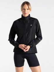 Dare 2b Kurtka przeciwwiatrowa "Resilient III" w kolorze czarnym rozmiar: 34. Czarne kurtki sportowe Dare 2b, bez wzorów, z materiału, bez kaptura, outdoorowe. Za 84.21 zł.