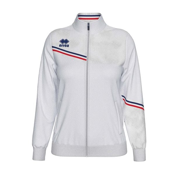 Bluza Errea Kurtka Estella Ad Damskie. Białe bluzy ERREA, s, bez wzorów, z materiału, bez kaptura. Za 232.99 zł.