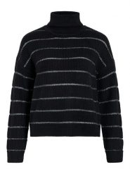 Vila Golf "Vizara" w kolorze czarnym rozmiar: M. Czarne golfy Vila, m, bez wzorów, bez ramiączek. Za 69.91 zł.