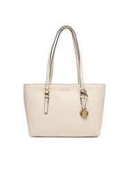 MICHAEL Michael Kors Torebka Quinn 30T5GQNT2L Écru. Torebki klasyczne MICHAEL Michael Kors, bez wzorów, ze skóry, bez dodatków. Za 999.99 zł.
