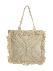 BLE Torebka w kolorze beżowym - 16 x 16 cm rozmiar: onesize. Brązowe torby na ramię BLE, bez wzorów, z materiału, na ramię, bez dodatków. Za 59.95 zł.