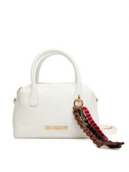 LOVE MOSCHINO Torebka JC4305PP0MK1110A Biały. Białe torebki klasyczne Love Moschino, bez wzorów, ze skóry, bez dodatków. Za 1,139.00 zł.