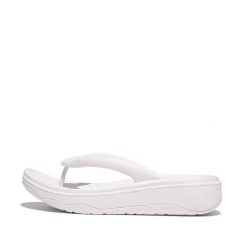 Sandały damskie FitFlop Relieff. Czarne sandały FIT FLOP, bez wzorów, z gumy, klasyczne, bez obcasa, bez zapięcia. Za 311.85 zł.