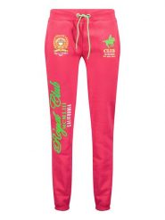 Geographical Norway Spodnie dresowe "Manille" w kolorze różowym rozmiar: L. Różowe spodnie sportowe Geographical Norway, l, bez wzorów, z bawełny. Za 92.21 zł.