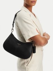 Guess Torebka NoelleII HWZG96 72180 Czarny. Czarne torebki klasyczne Guess, z aplikacjami, ze skóry, bez dodatków. Za 384.99 zł.
