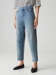 OPUS Dżinsy "Melly" - Barrel fit - w kolorze błękitnym rozmiar: 36/L28. Niebieskie jeansy Opus, l, bez wzorów, z podwyższonym stanem. Za 249.95 zł.