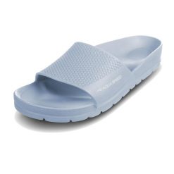 Klapki basenowe unisex Aqua Speed Oslo. Niebieskie klapki Aqua-Speed, bez wzorów, bez obcasa. Za 59.99 zł.